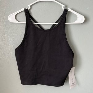 NEW athleta aurora high neck crop tank